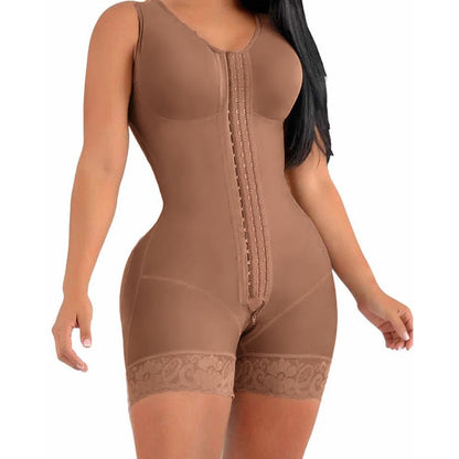 Fajas Colombianas Post Chirurgie Shapewear Kompression Abnehmen Gürtel Frau flach Bauch Spitze Shaper Skims Shorts Bodyshaper