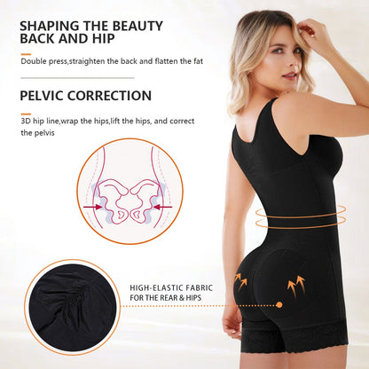 Fajas Colombianas Post Chirurgie Shapewear Kompression Abnehmen Gürtel Frau flach Bauch Spitze Shaper Skims Shorts Bodyshaper