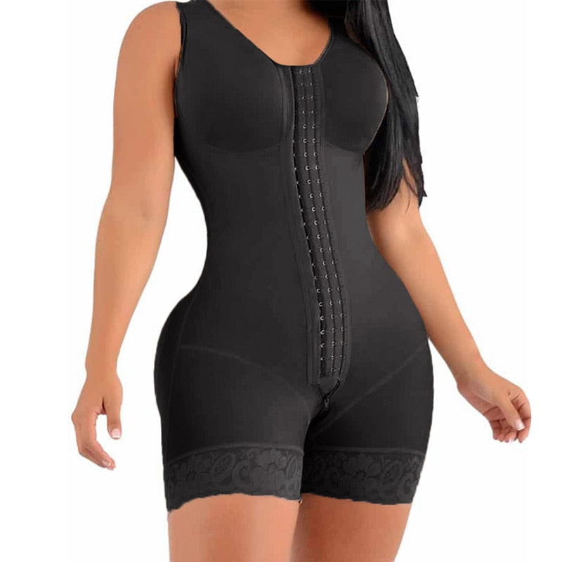 Fajas Colombianas Post Chirurgie Shapewear Kompression Abnehmen Gürtel Frau flach Bauch Spitze Shaper Skims Shorts Bodyshaper
